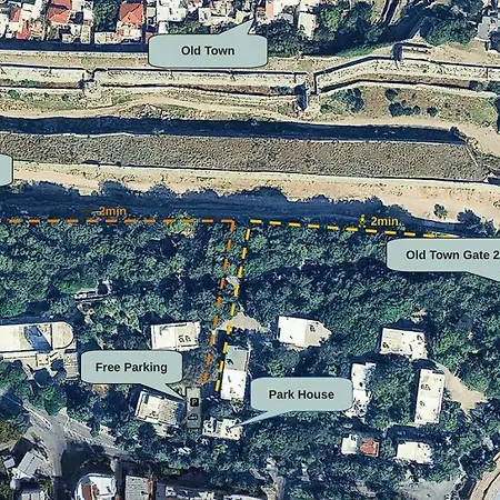 Park House -beside The Medieval Town Of Rhodes-free Parking * Rhodes City